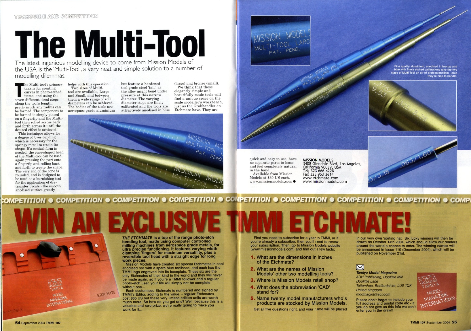 Tamiya Model Magazine 107 (2004-09)